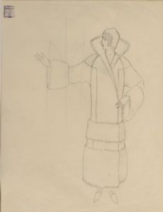 Modello per cappotto, 1921-1924